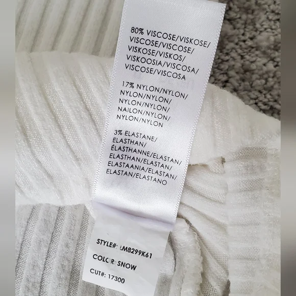 Liverpool knit cream long sleeve shirt. Medium - Picture 5 of 6